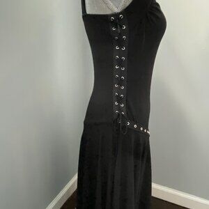 "Jameme" Asymmetry Black No Sleeve XS Dress